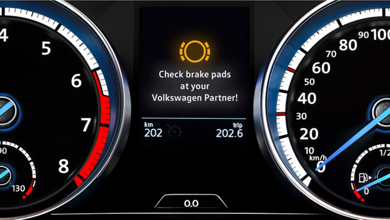 Brake pads worn