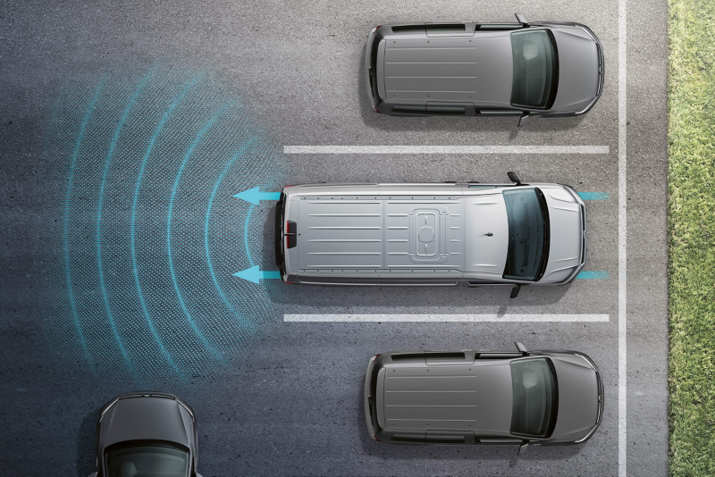 Technology lane park assist diagram