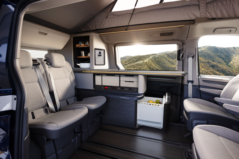 interior de una camper