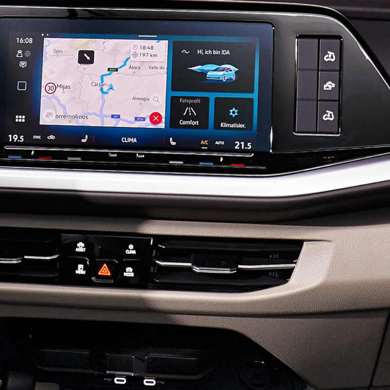 Climate control i VW California husbil.