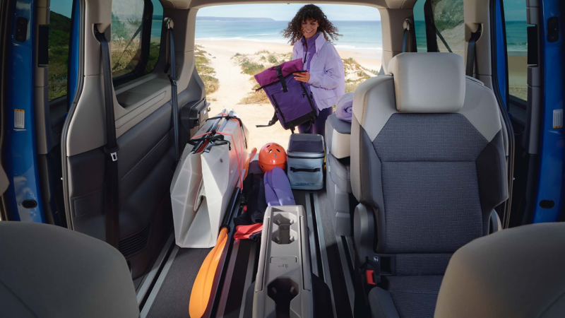 Camper vans have lots of space for your sports gear.