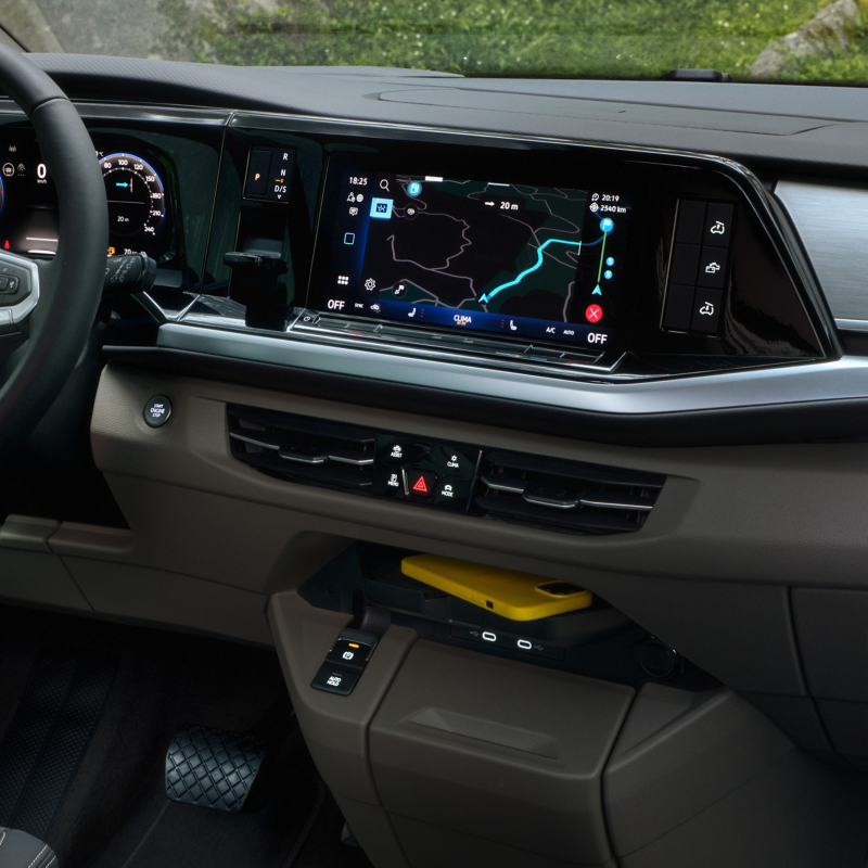 Climate control i VW California husbil.