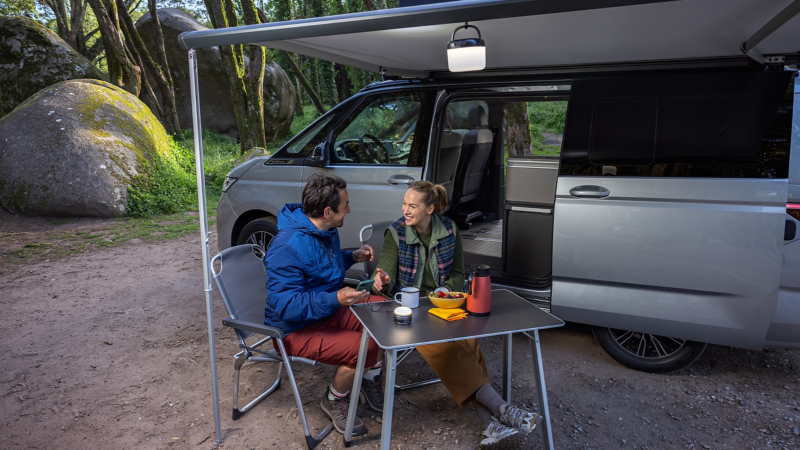 You always need a camping table and chairs.