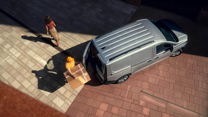 VW camioneta Caddy Cargo Van 2022 vista superior