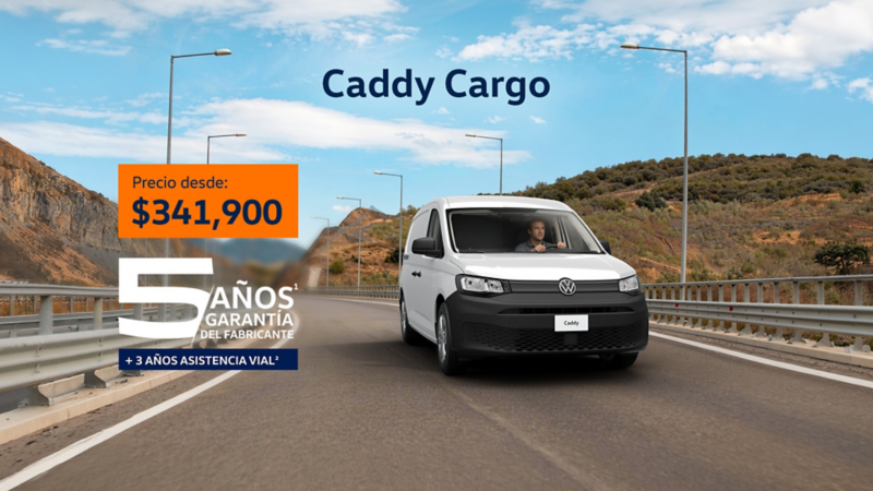 Adquiere un Volkswagen Caddy Cargo a precio promocional