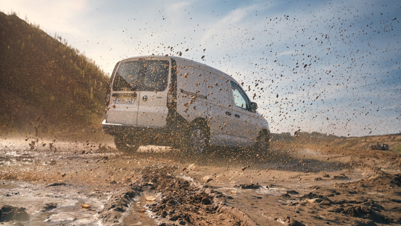 Caddy Cargo i mudder