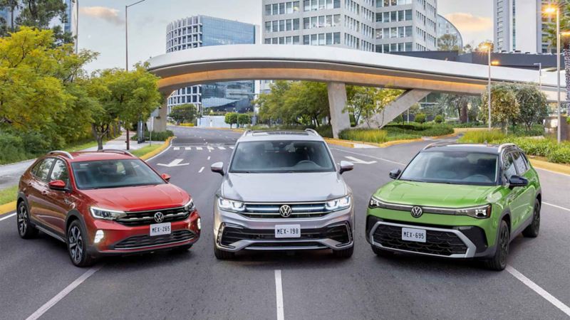 Camionetas – SUVs de Volkswagen. Nivus, Tiguan y Taos