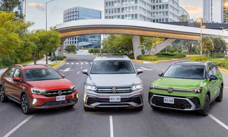 SUVW - Camionetas de Volkswagen para 5 y 7 pasajeros como Nivus, Tiguan y Taos.