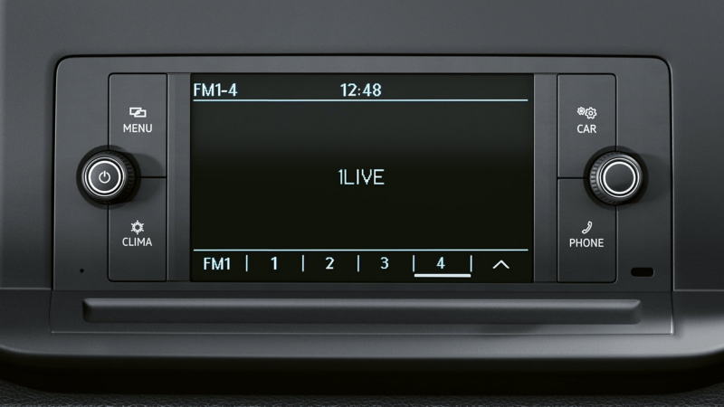 Das Radiosystem Composition Audio im Caddy California.