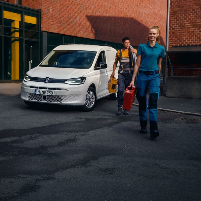 Der neue Volkswagen Caddy Cargo als Transportwagen.