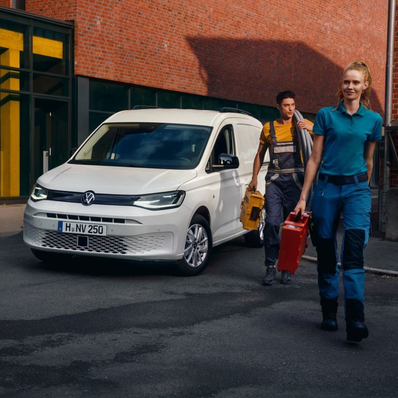 Der neue Volkswagen Caddy Cargo als Transportwagen.