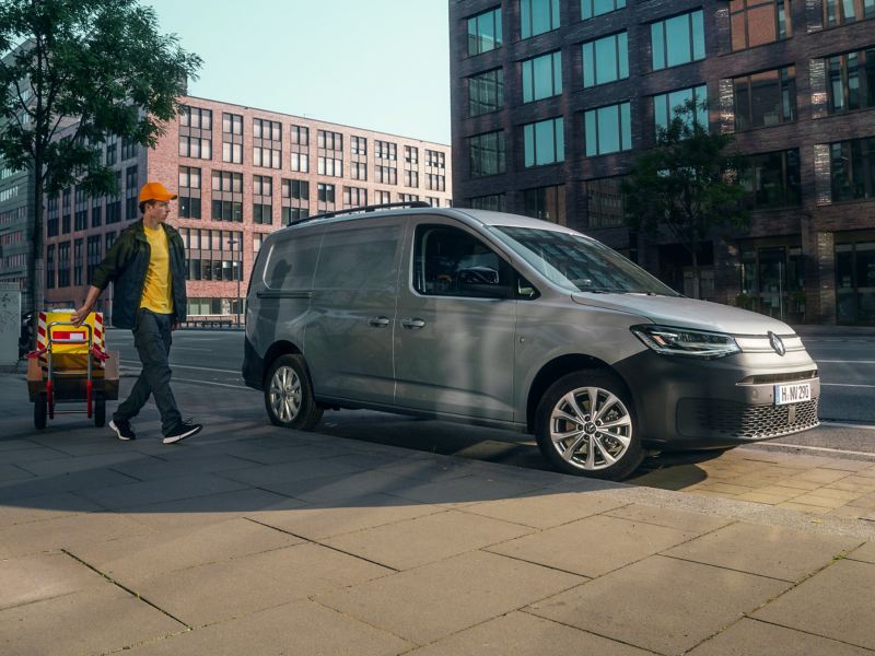Der neue Volkswagen Caddy Cargo Maxi als Transportwagen.