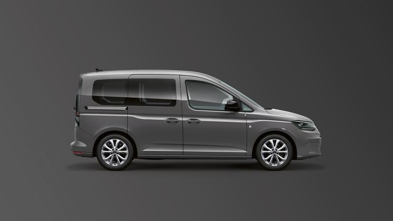 Seitenansicht des VW Caddy Kombi EcoProfi.