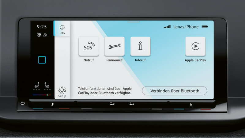 Das Radiosystem «Ready 2 Discover» im Caddy California.