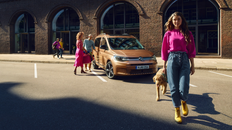 Der neue Volkswagen Caddy als Familienauto.