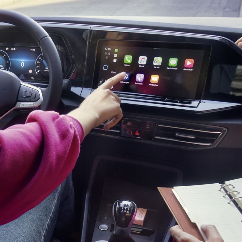 Digital Cockpit i en VW Caddy.