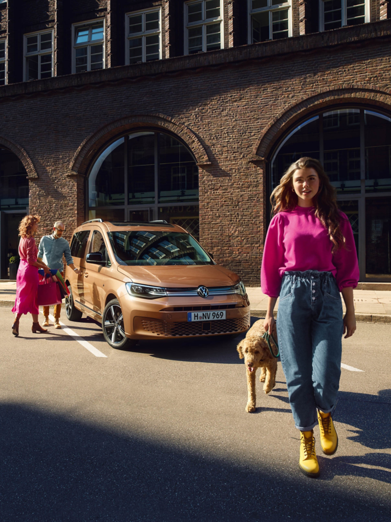 Der neue Volkswagen Caddy als Familienauto.