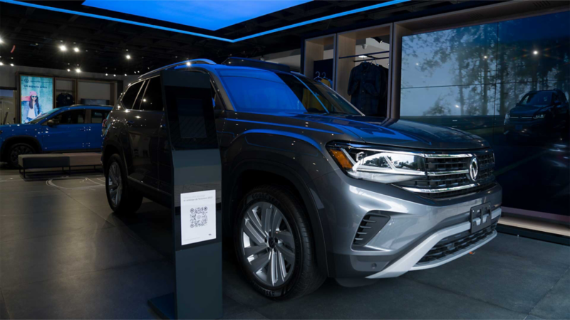 Código QR para camioneta de lujo Volkswagen en City Store Condesa. 