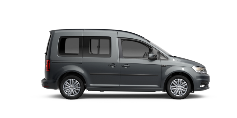 Volkswagen Caddy GNC visto de costado