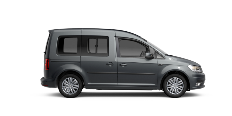 Volkswagen Caddy GNC visto de costado