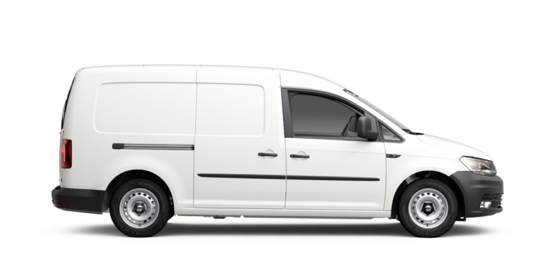 Volkswagen Caddy Maxi Furgón visto de costado