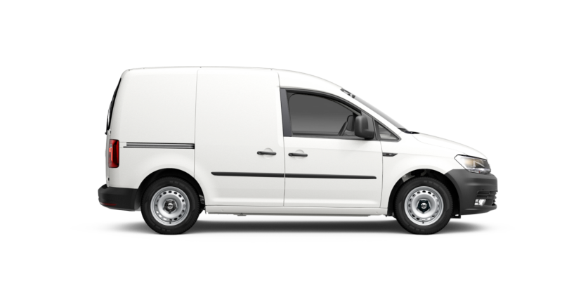 Volkswagen Caddy Furgón visto de costado