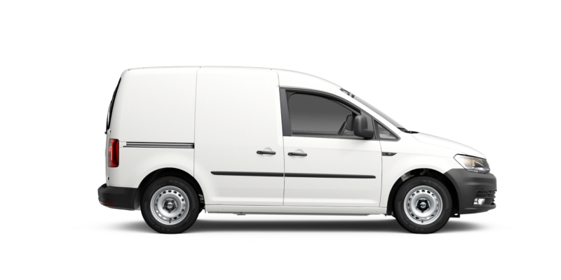 Volkswagen Caddy Furgón visto de costado