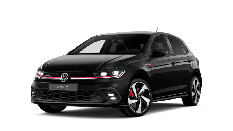 Visuel 3/4 avant de la Polo GTI.