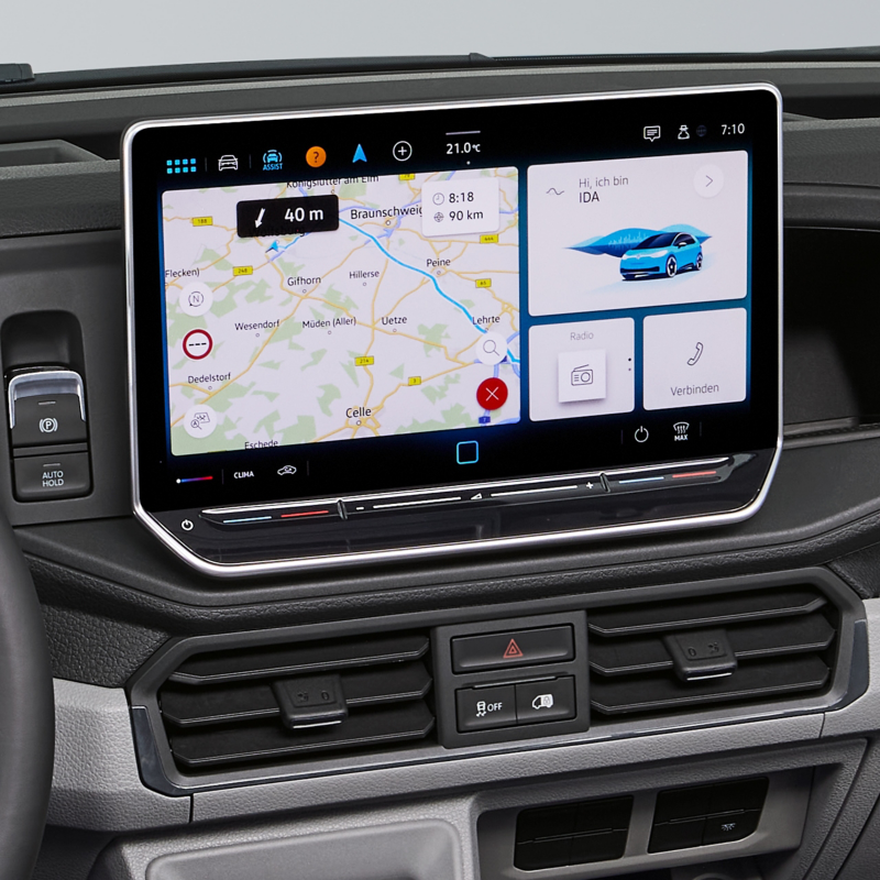 Climatronic aircondition i en VW Grand California husbil.