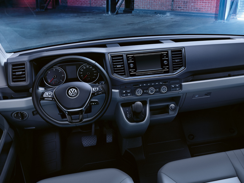 vw crafter varebil oppbevaringsløsninger