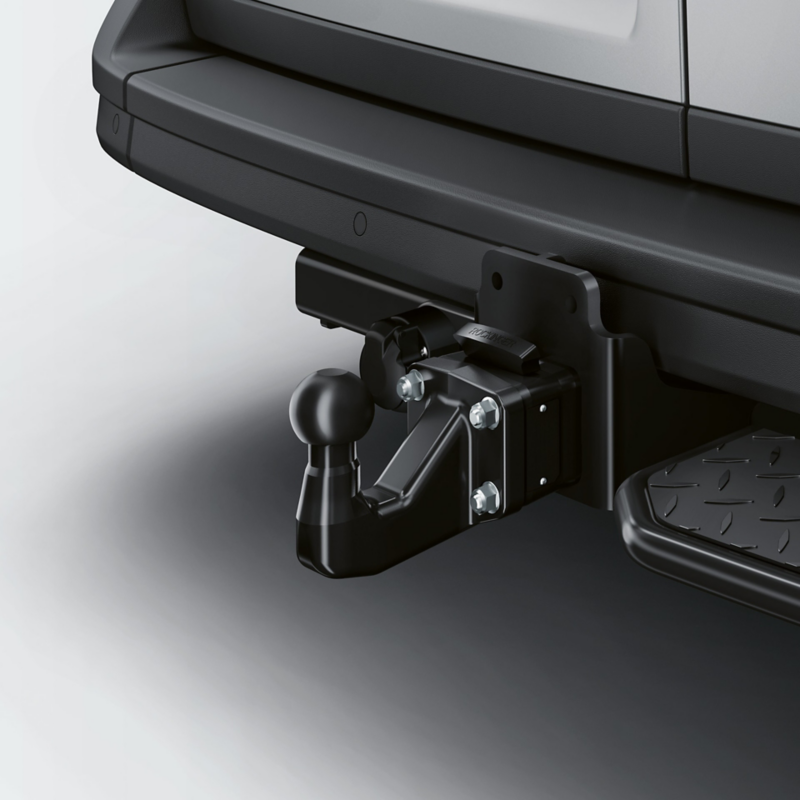 Dragkrok på en VW Grand California husbil.