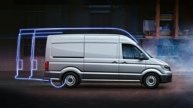 Altura de techo camioneta Volkswagen Crafter Cargo Van