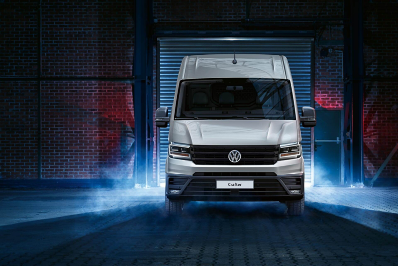 Camioneta de mensajería y van de carga Volkswagen Crafter