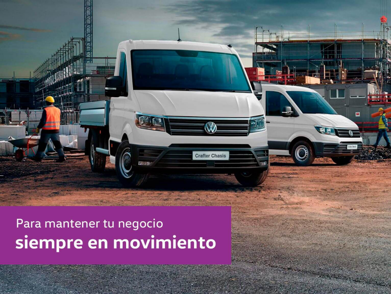 Conoce los paquetes de mantenimiento para Crafter Chasis Cabina