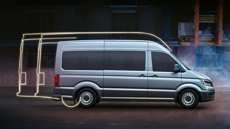 Comparador de medidas Volkswagen Crafter Pasajeros