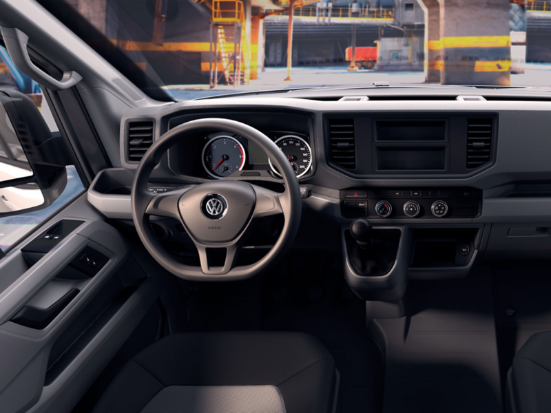 Volkswagen Crafter Pasajeros, almacenamiento en cabina