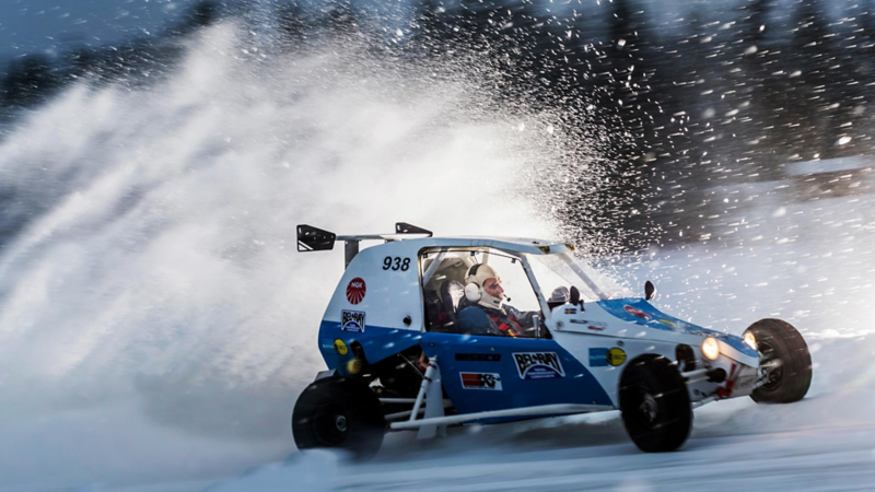 Semog Bravo Crosskart Extreme i snömoln