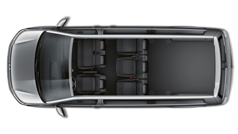 Układ siedzeń w Volkswagen Caravelle 6.1.