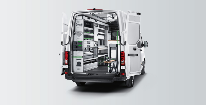 Volkswagen Crafter Furgon z zabudową