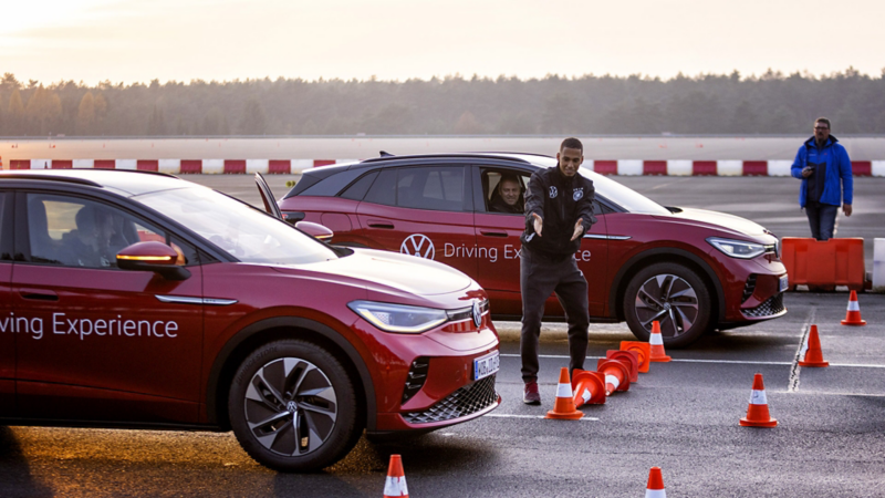 DFB, Die Mannschaft, Fahrsicherheitstraining, Volkswagen