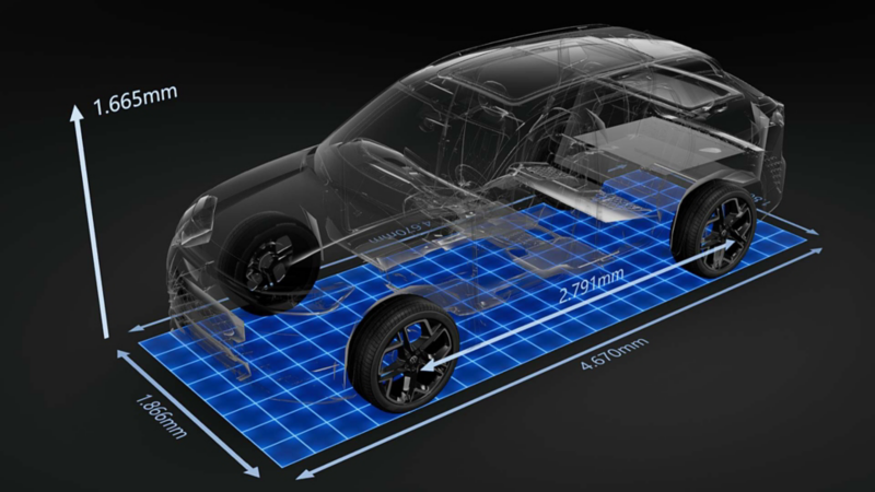 	Gráfico 3D de Volkswagen Tiguan 2026 en tonalidad negra que muestra sus dimensiones exteriores.