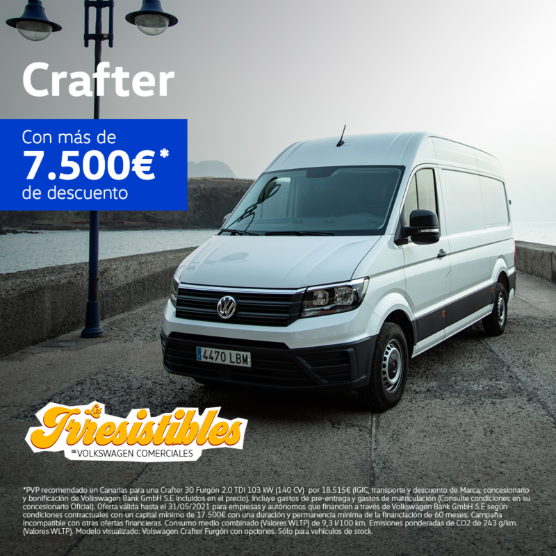 crafter irresistibles volkswagen comerciales