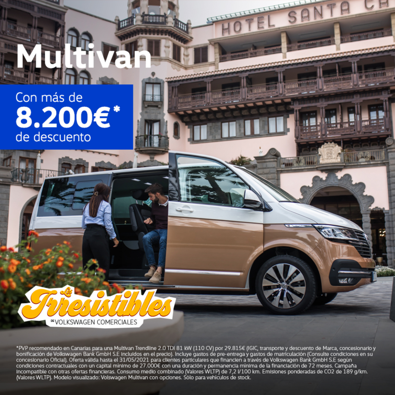 multivan irresistibles Volkswagen Comerciales