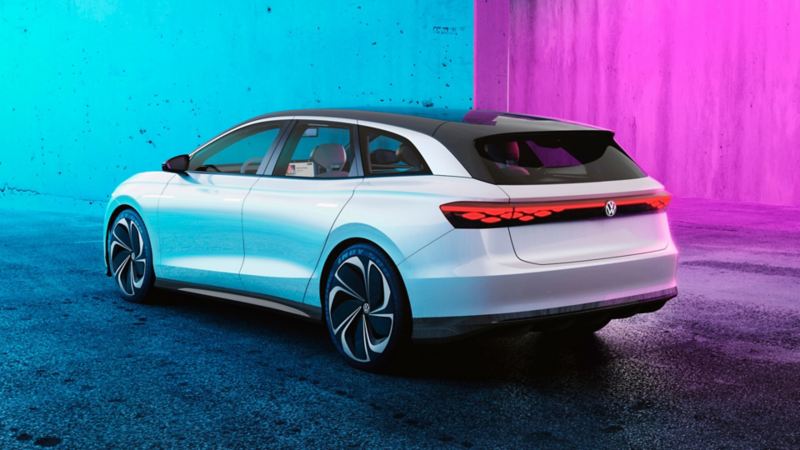 Diseño exterior del auto concepto eléctrico ID. SPACE VIZZION de Volkswagen 