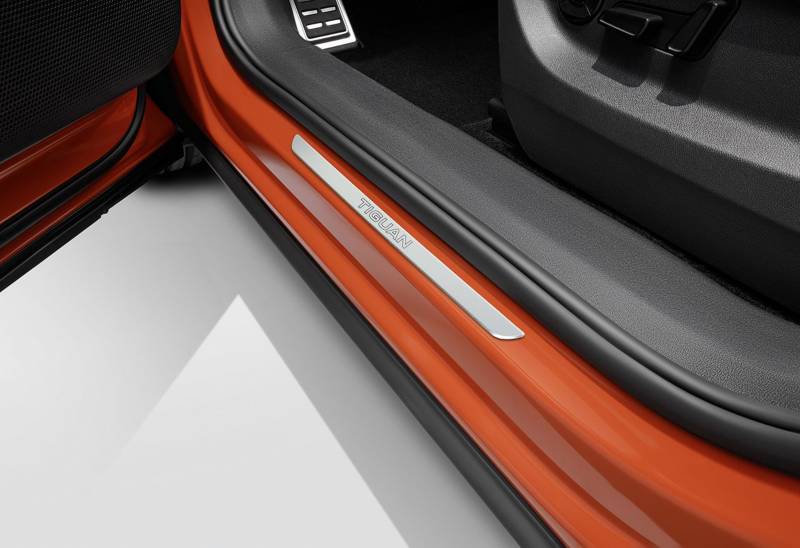 Door sill protection plate