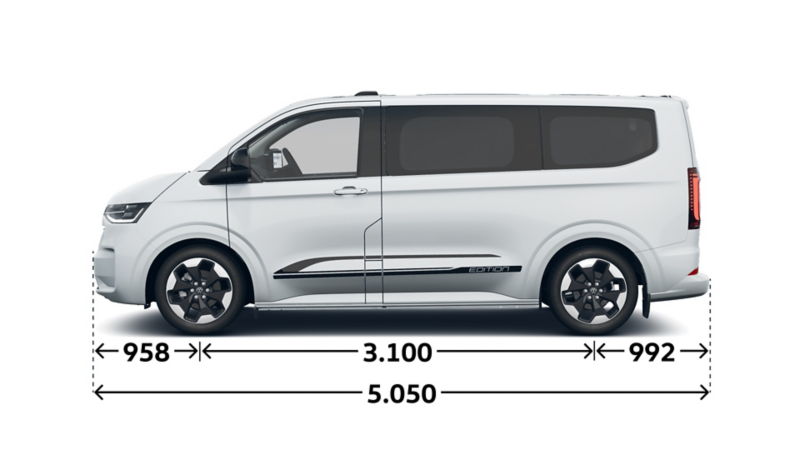 e-Caravelle Edition kurzer Radstand Seite