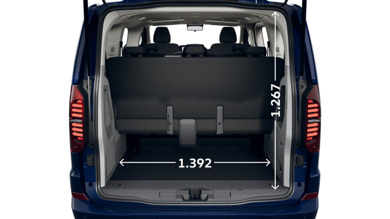 e-Caravelle Life kurzer Radstand Laderaum