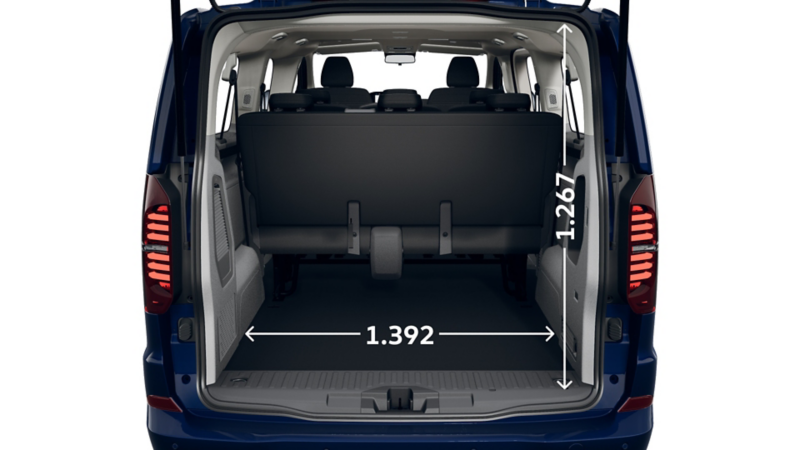 e-Caravelle Life langer Radstand Laderaum