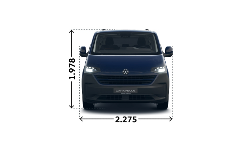 e-Caravelle PanAmericana kurzer Radstand Front