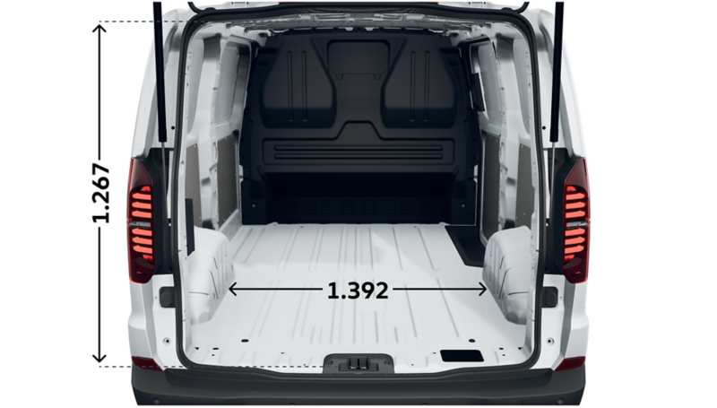 e-Transporter Kastenwagen kurzer Radstand hinten